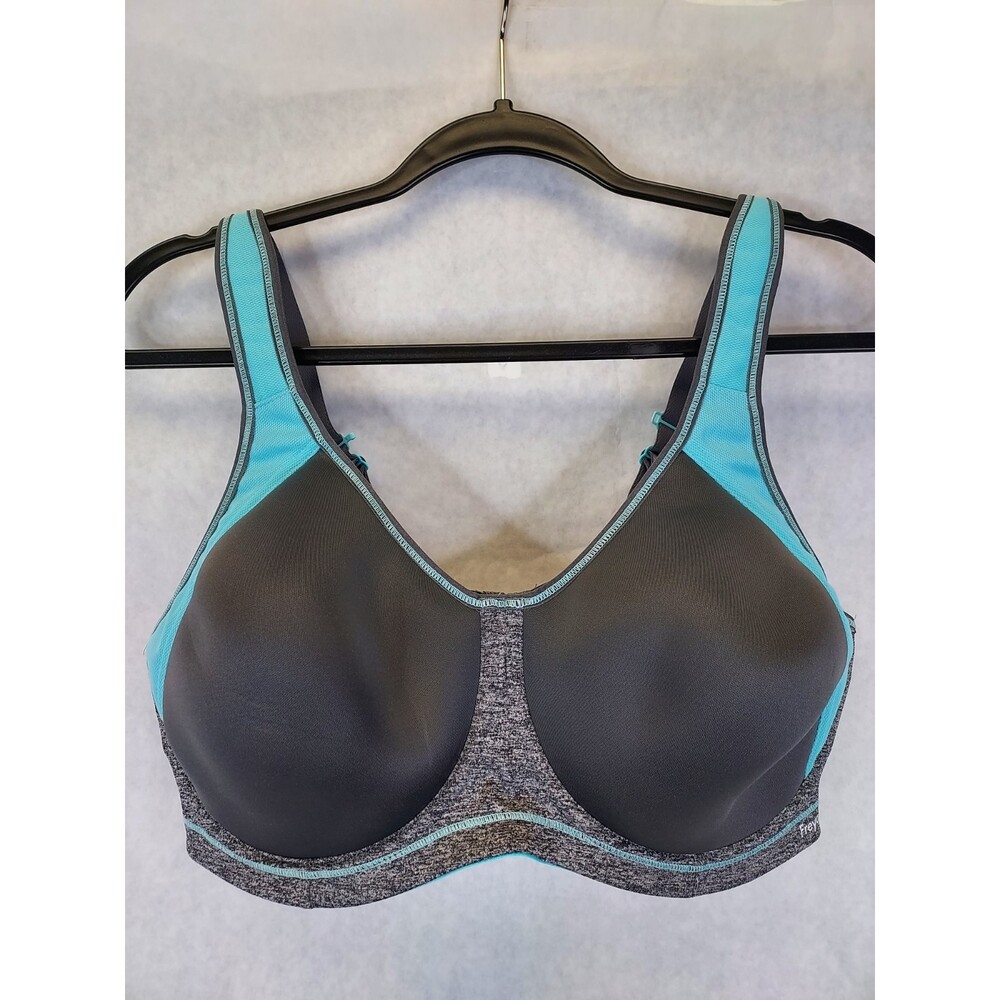 Freya Active Sport Bra 38DDD Sonic Carbon Molded Underwire Racerback Optional - Picture 6 of 12